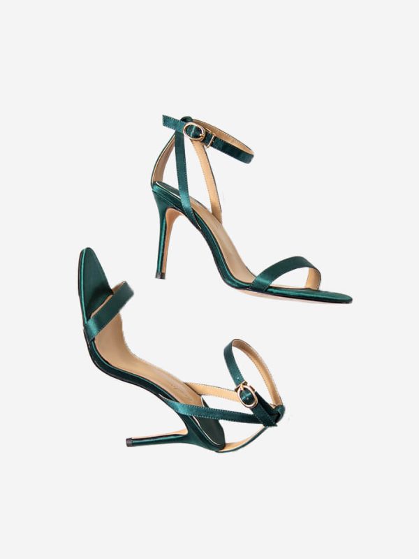 Emerald Green High Heels Shoes