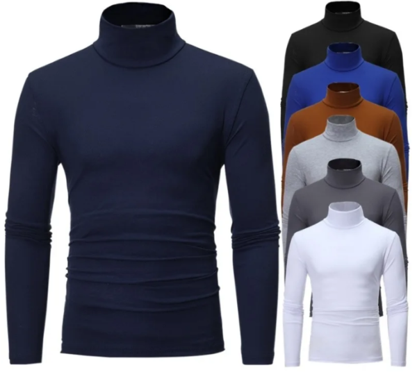 Turtleneck High Collar Pullover