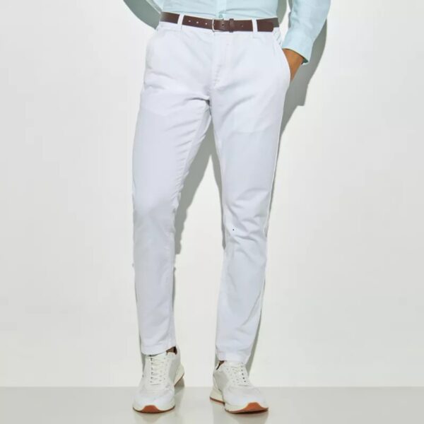 Solid Chinos with Belt